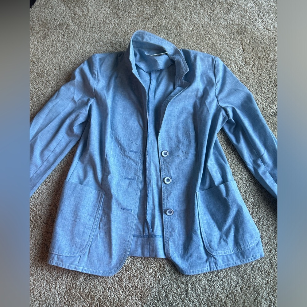 80s Brand Country Suburban Light Blue Women's Blazer